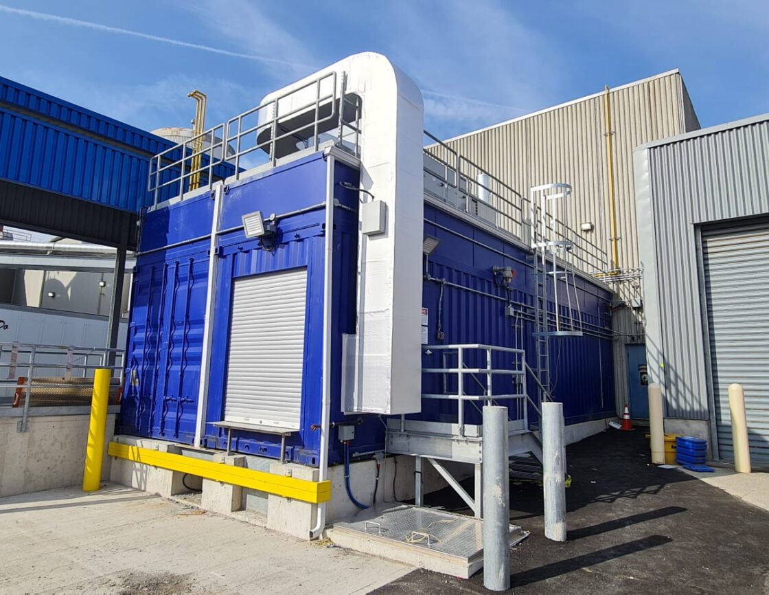 Container interior finishing and build-out