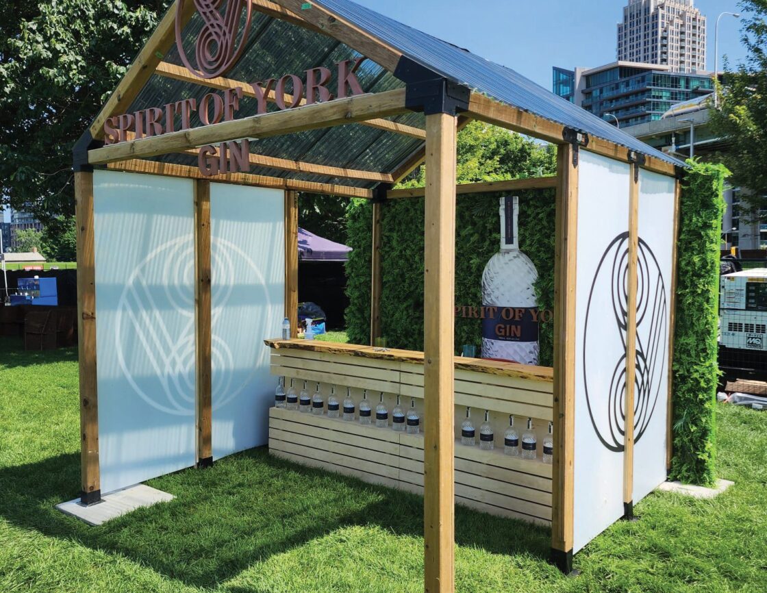 Bespoke wood and metal furniture build