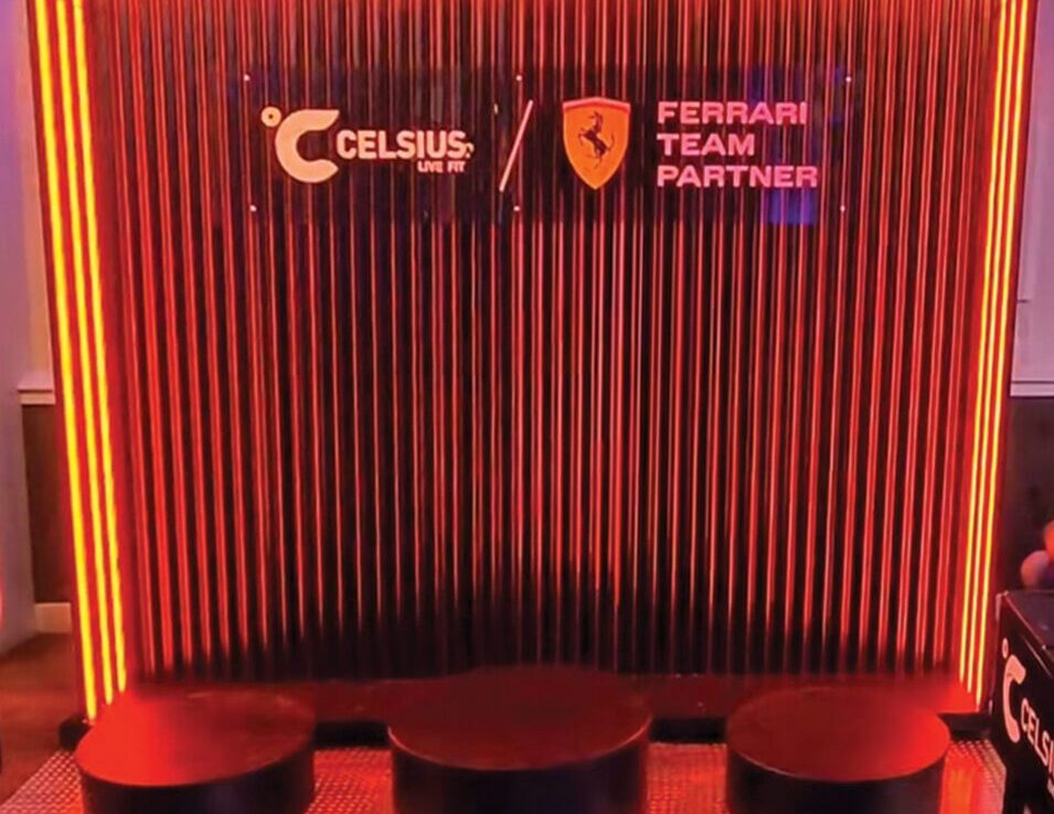 Custom branded display for tradeshow